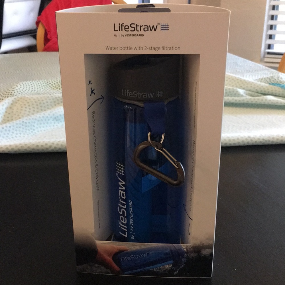 NIB Lifestraw by Vesterguard water bottle.